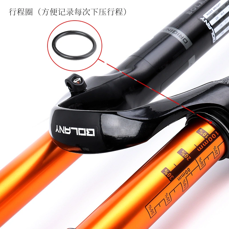 Manufacturers Mountain Bike Front Fork Shock Absorber Air Pressure 26 27.5 Magnesium Alloy Bicycle Front Fork Air Fork