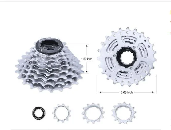 8/9/10/11 Speed Cassette Small T Freewheel Silver Freewheel