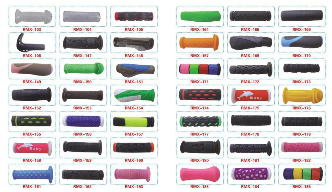 Bicycle PVC Grip Bike Handle Bar Grip Mix Color Rubber Grip for Bicycle